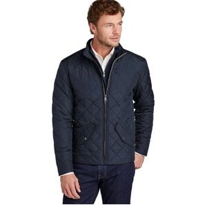 Brooks Brothers Men's Quilted Jacket in Night Navy Size XL